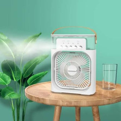 Portable Air Cooling Fan With Mist Spray